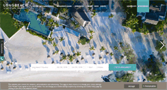 Desktop Screenshot of longbeachmauritius.com
